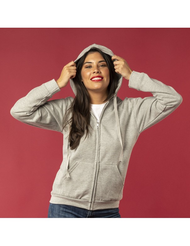 Sudadera Adulto Capucha Cremallera keya